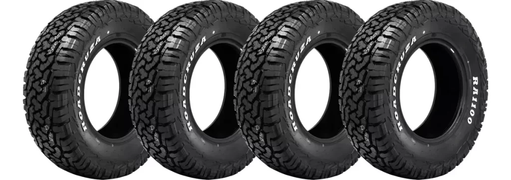 Kit 4 pneus RoadCruza Utilitário A/T RA1100 96T 205/70R15